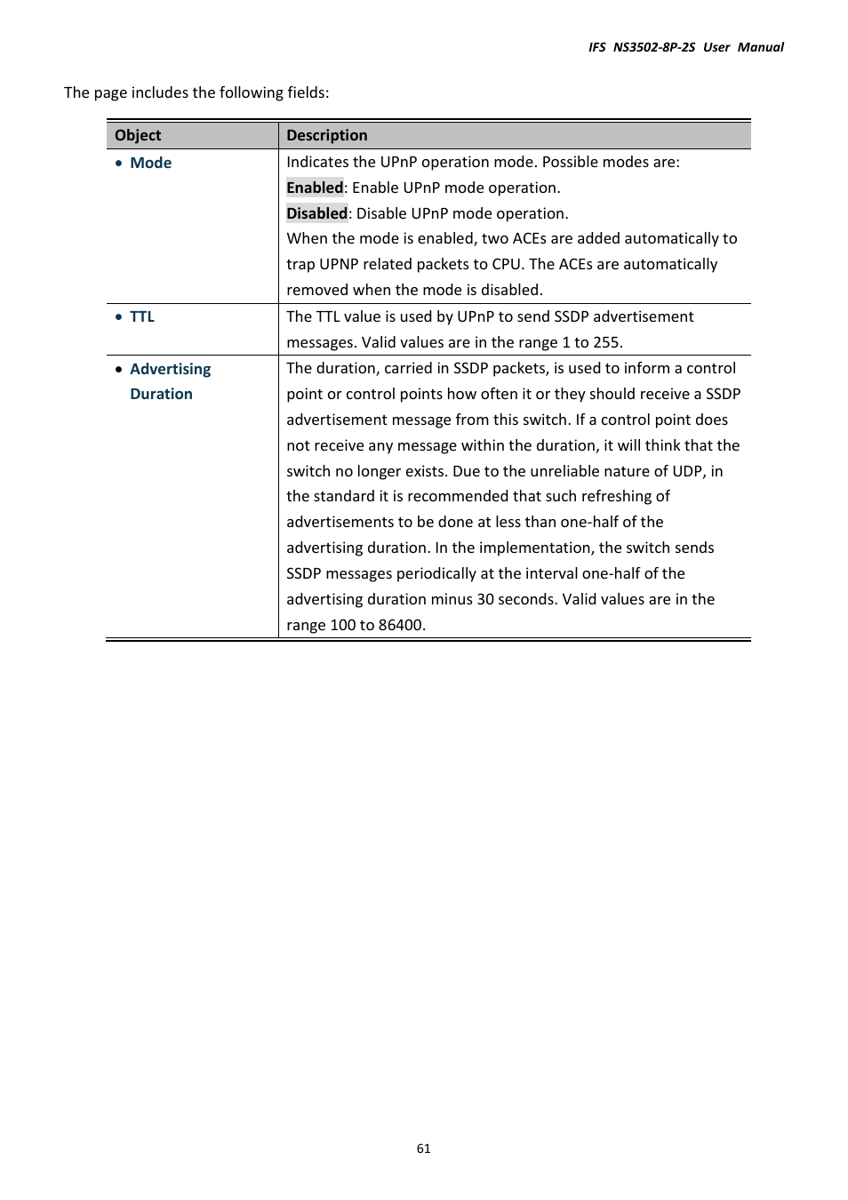 Interlogix NS3502-8P-2S User Manual User Manual | Page 61 / 568