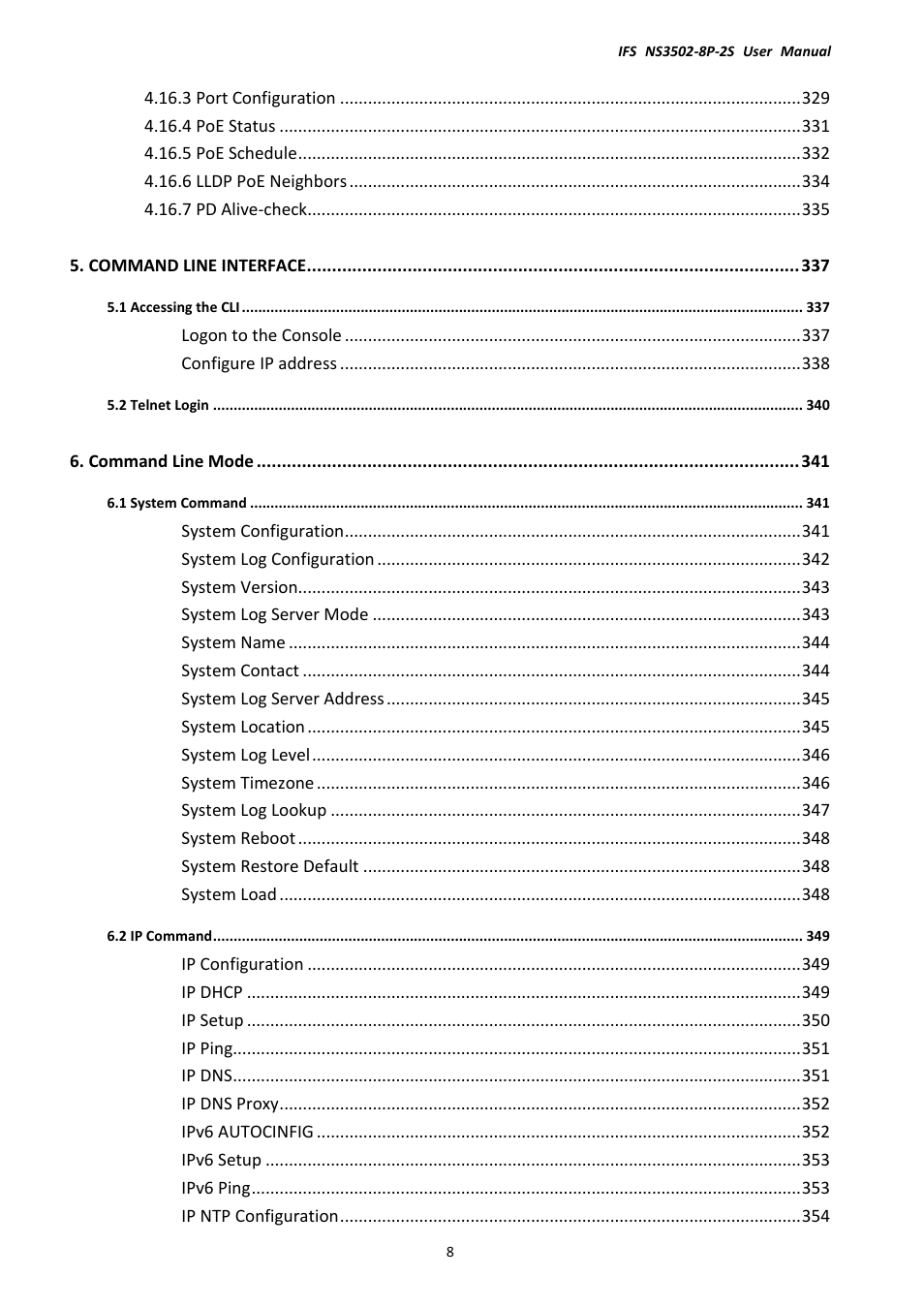 Interlogix NS3502-8P-2S User Manual User Manual | Page 8 / 568