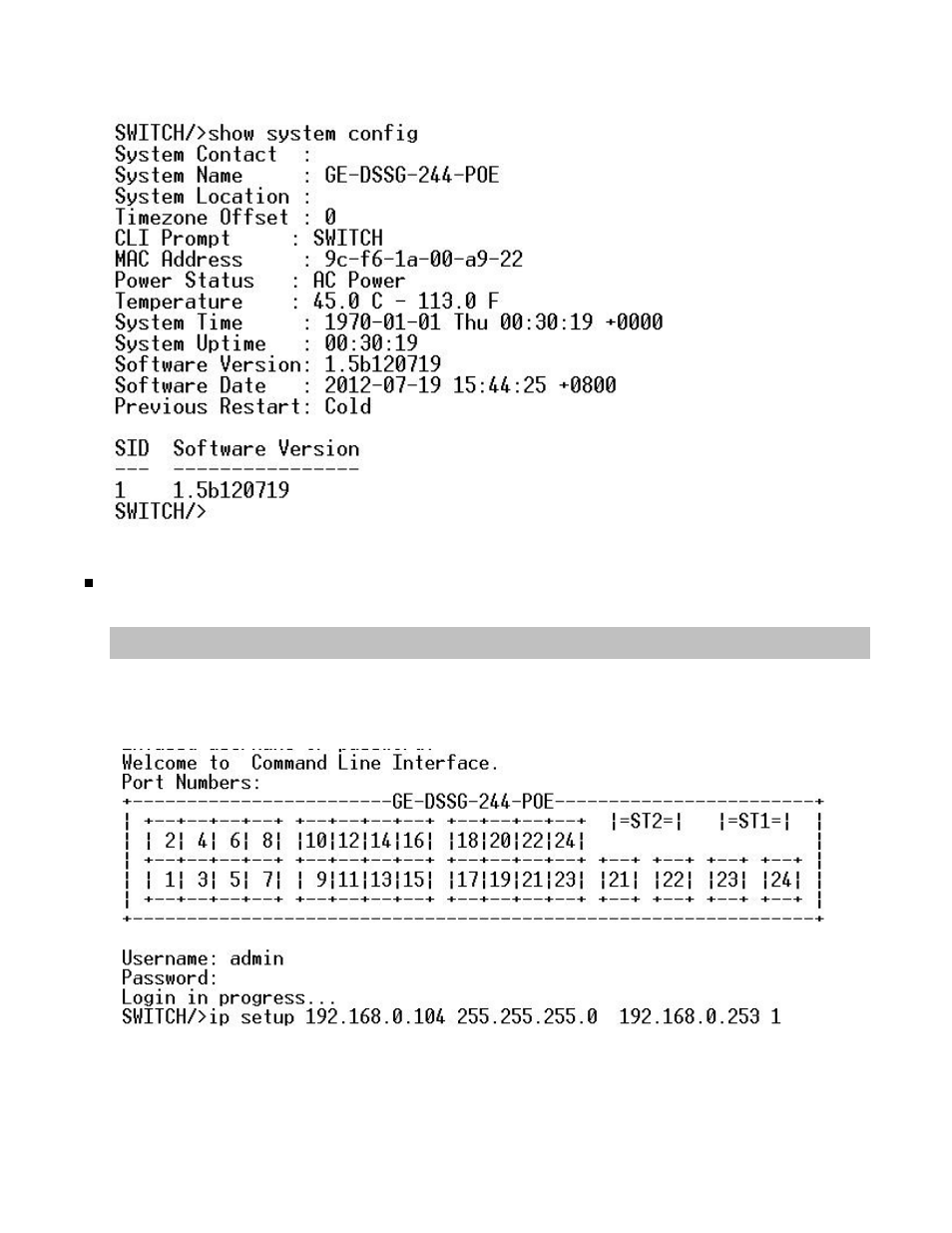 Interlogix GE-DSSG-244-POE Installation Guide User Manual | Page 7 / 10