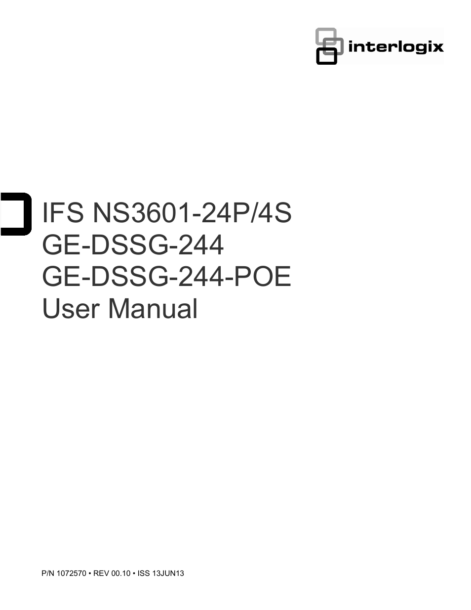 Interlogix GE-DSSG-244-POE User Manual User Manual | 412 pages