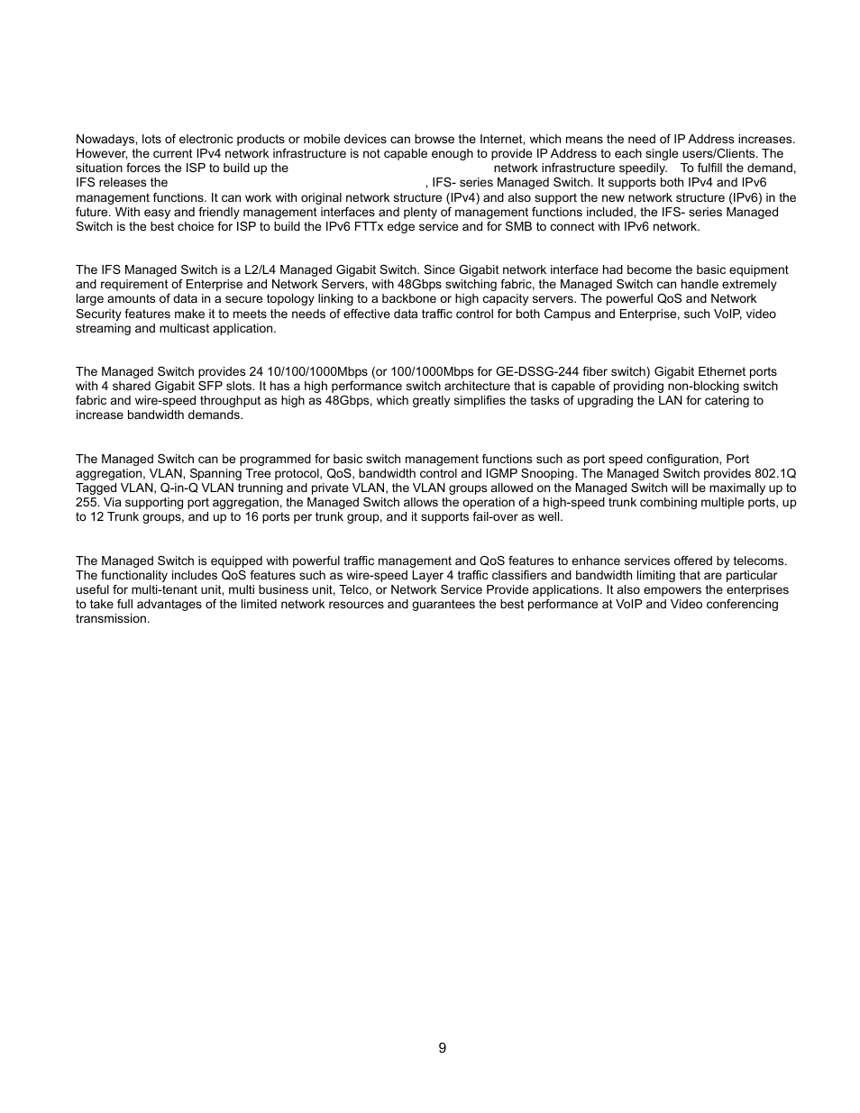 Product description | Interlogix GE-DSSG-244-POE User Manual User Manual | Page 11 / 412