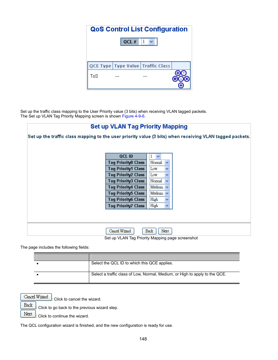 Set up vlan tag priority mapping | Interlogix GE-DSSG-244-POE User Manual User Manual | Page 150 / 412