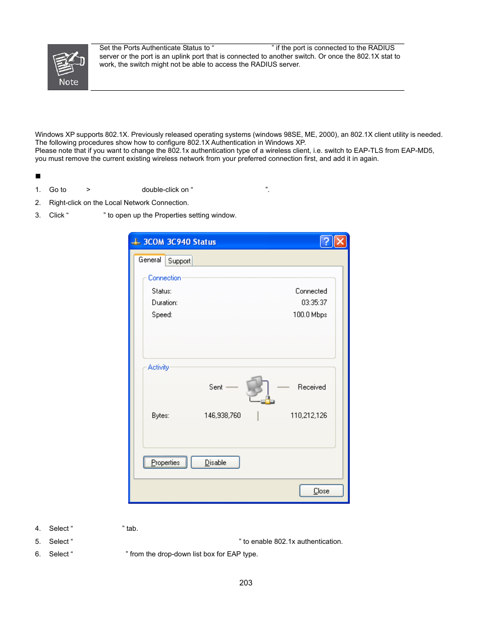 10 802.1x client configuration | Interlogix GE-DSSG-244-POE User Manual User Manual | Page 205 / 412