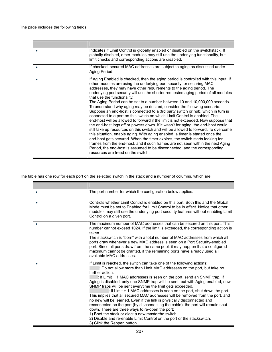 Access management | Interlogix GE-DSSG-244-POE User Manual User Manual | Page 209 / 412