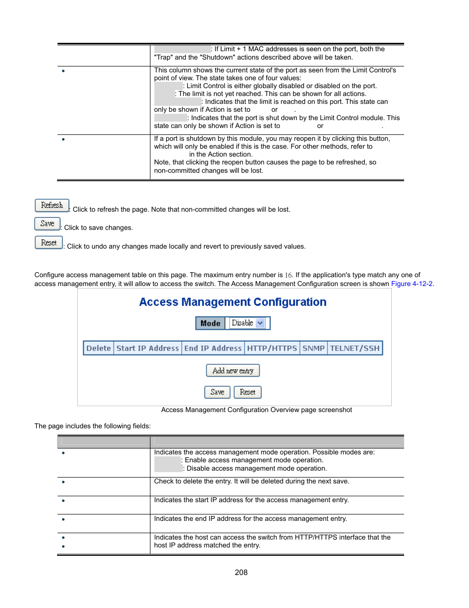 Access management | Interlogix GE-DSSG-244-POE User Manual User Manual | Page 210 / 412