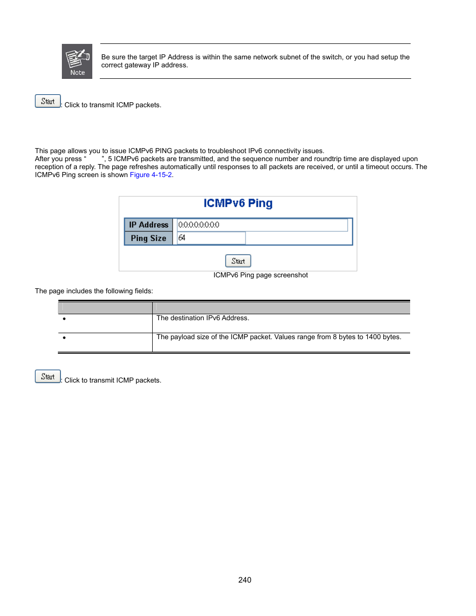 Ipv6 ping | Interlogix GE-DSSG-244-POE User Manual User Manual | Page 242 / 412