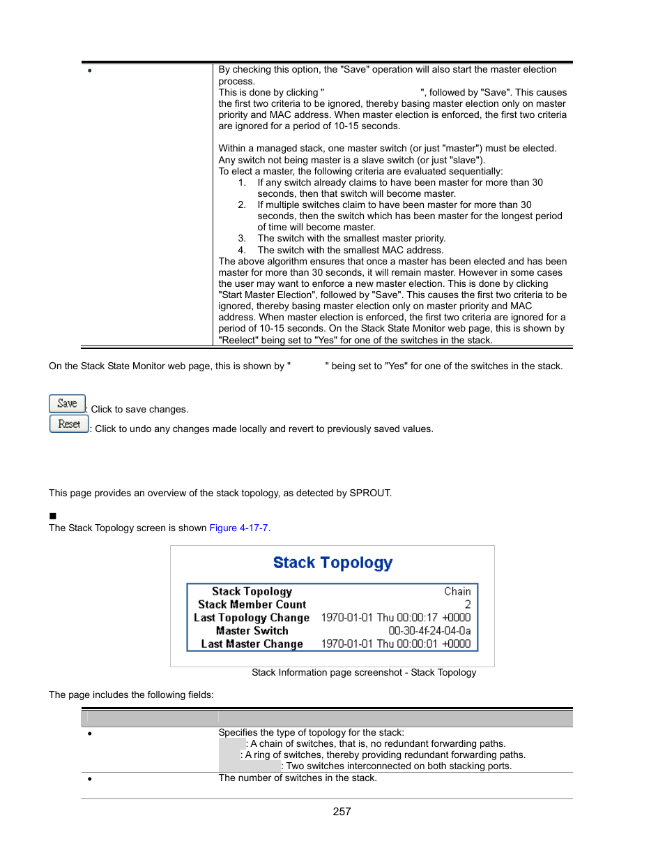 Stack information | Interlogix GE-DSSG-244-POE User Manual User Manual | Page 259 / 412