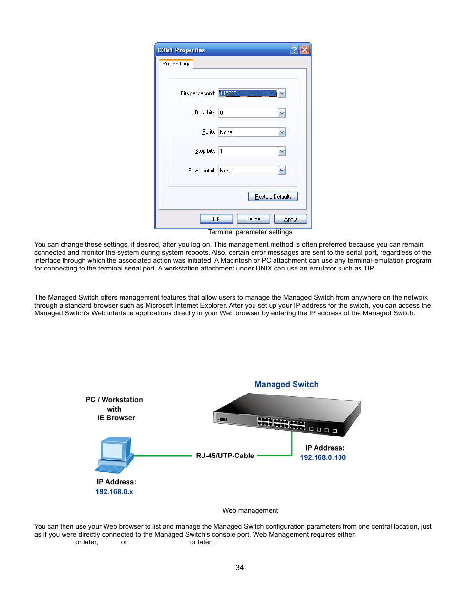 Web management | Interlogix GE-DSSG-244-POE User Manual User Manual | Page 36 / 412