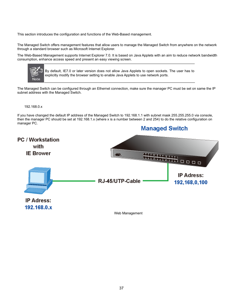 Web configuration, Switch front panel, Link aggregation | Ace configuration, Poe status, Power disconnection sc | Interlogix GE-DSSG-244-POE User Manual User Manual | Page 39 / 412
