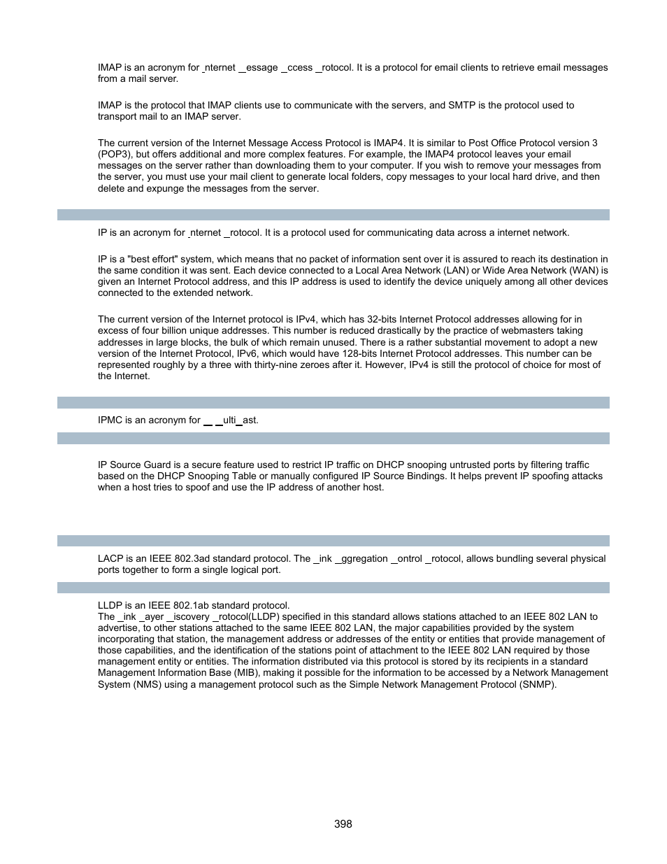 Interlogix GE-DSSG-244-POE User Manual User Manual | Page 400 / 412