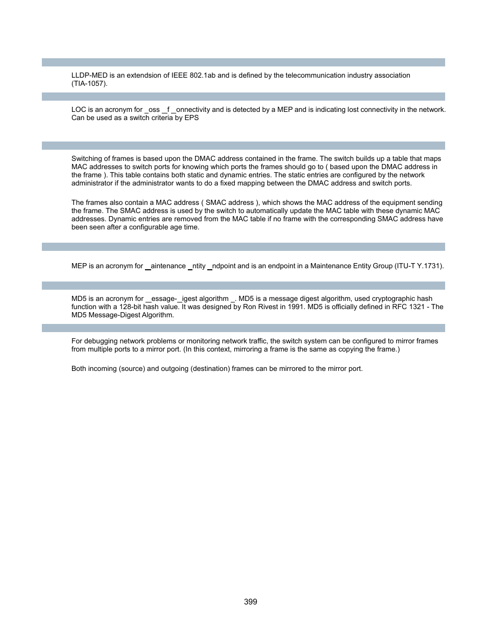 Interlogix GE-DSSG-244-POE User Manual User Manual | Page 401 / 412