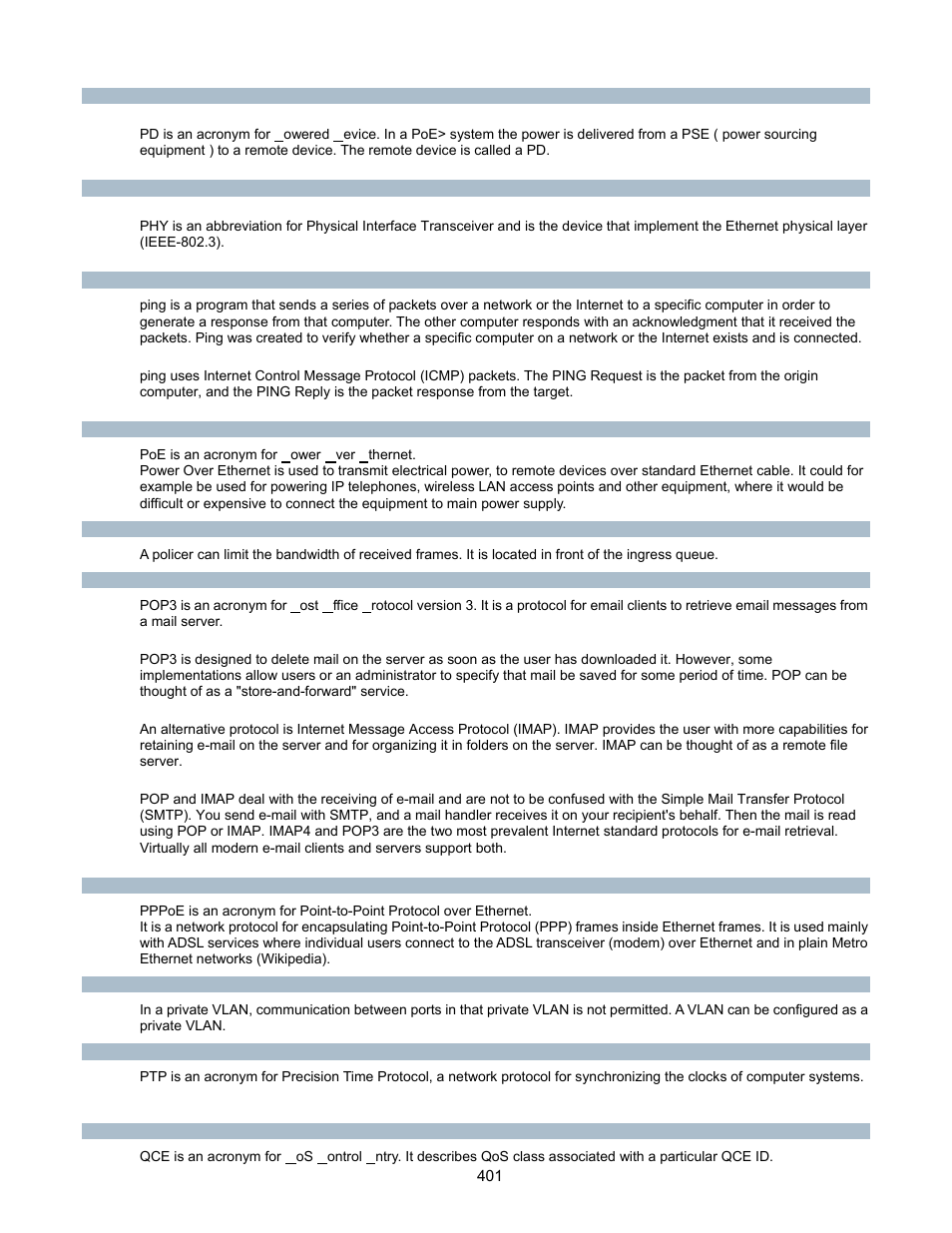 Interlogix GE-DSSG-244-POE User Manual User Manual | Page 403 / 412