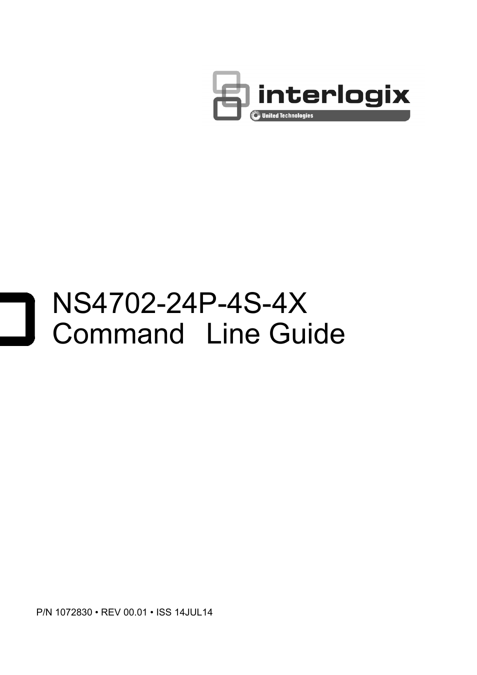 Interlogix NS4702-24P-4S-4X Command Line Guide User Manual | 434 pages