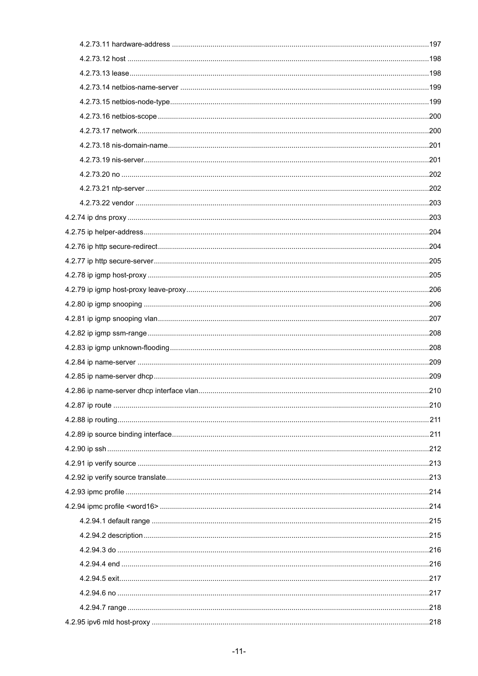 Interlogix NS4702-24P-4S-4X Command Line Guide User Manual | Page 11 / 434