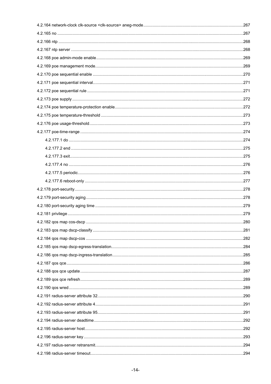 Interlogix NS4702-24P-4S-4X Command Line Guide User Manual | Page 14 / 434