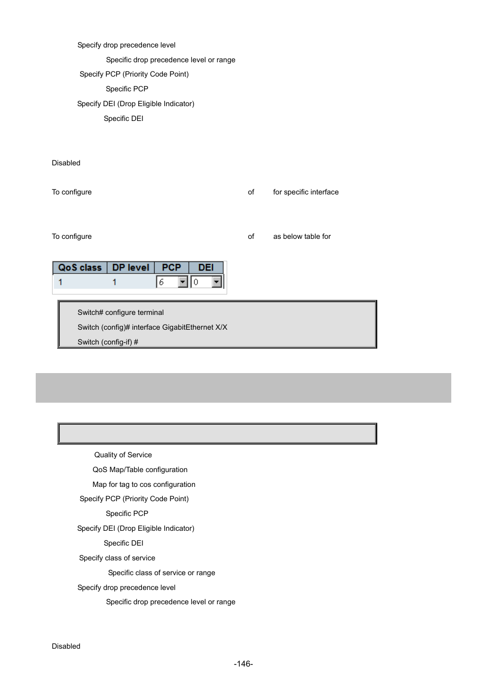 96 qos map tag-cos | Interlogix NS4702-24P-4S-4X Command Line Guide User Manual | Page 146 / 434
