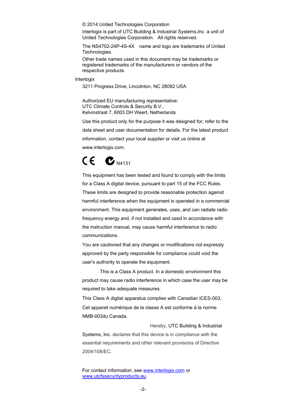 Interlogix NS4702-24P-4S-4X Command Line Guide User Manual | Page 2 / 434