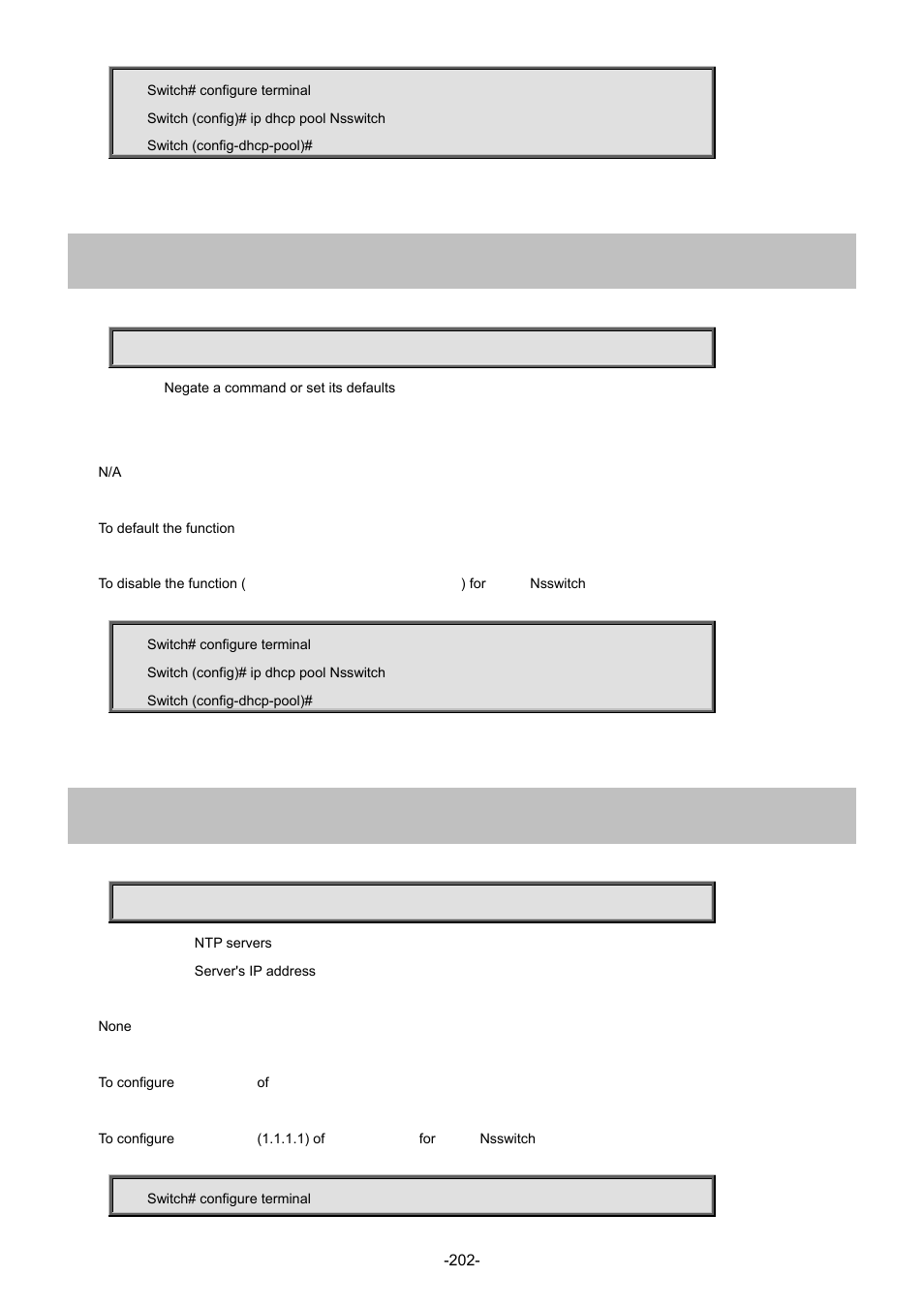20 no, 21 ntp-server | Interlogix NS4702-24P-4S-4X Command Line Guide User Manual | Page 202 / 434