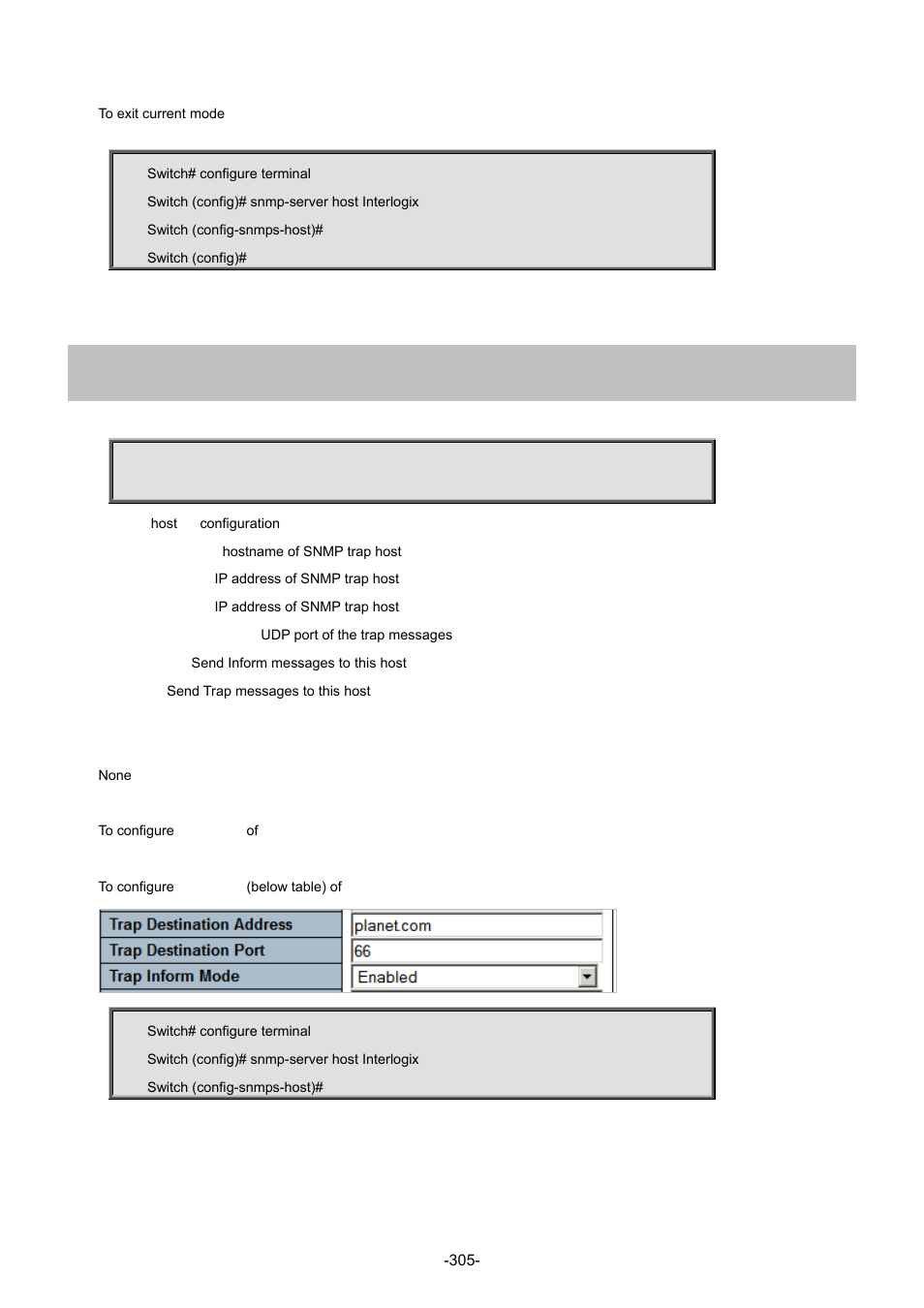 4 host | Interlogix NS4702-24P-4S-4X Command Line Guide User Manual | Page 305 / 434