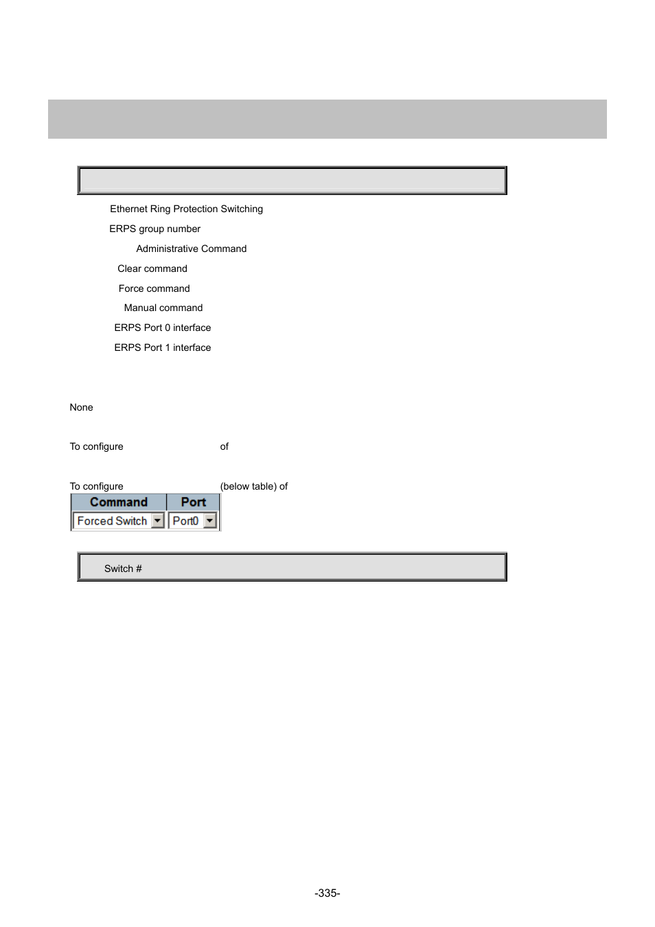 11 erps, 1 erps | Interlogix NS4702-24P-4S-4X Command Line Guide User Manual | Page 335 / 434