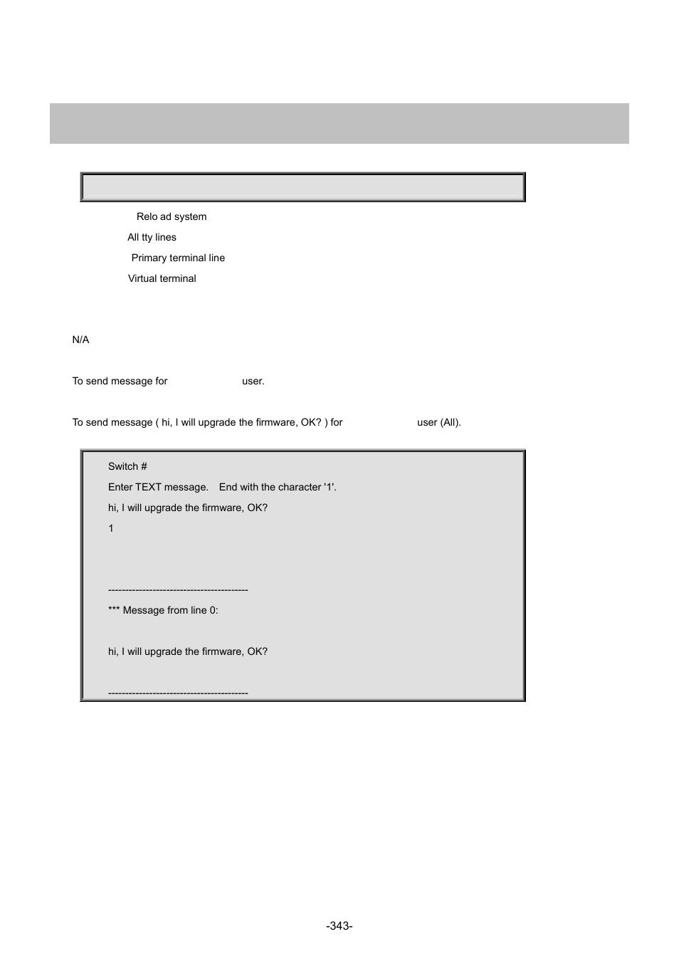 20 send, 1 send | Interlogix NS4702-24P-4S-4X Command Line Guide User Manual | Page 343 / 434