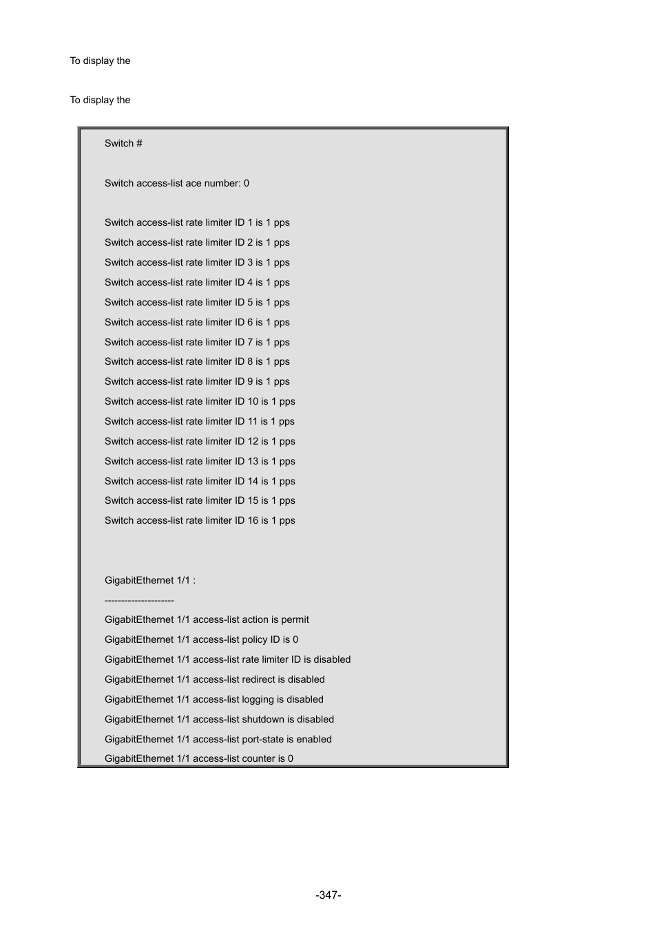 Interlogix NS4702-24P-4S-4X Command Line Guide User Manual | Page 347 / 434