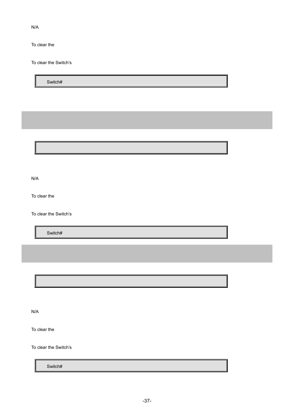 17 clear ip dhcp server binding expired, 18 clear ip dhcp server binding manual | Interlogix NS4702-24P-4S-4X Command Line Guide User Manual | Page 37 / 434