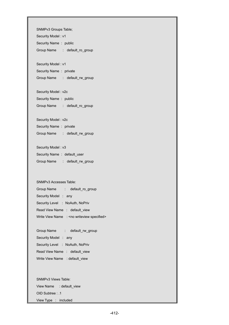 Interlogix NS4702-24P-4S-4X Command Line Guide User Manual | Page 412 / 434