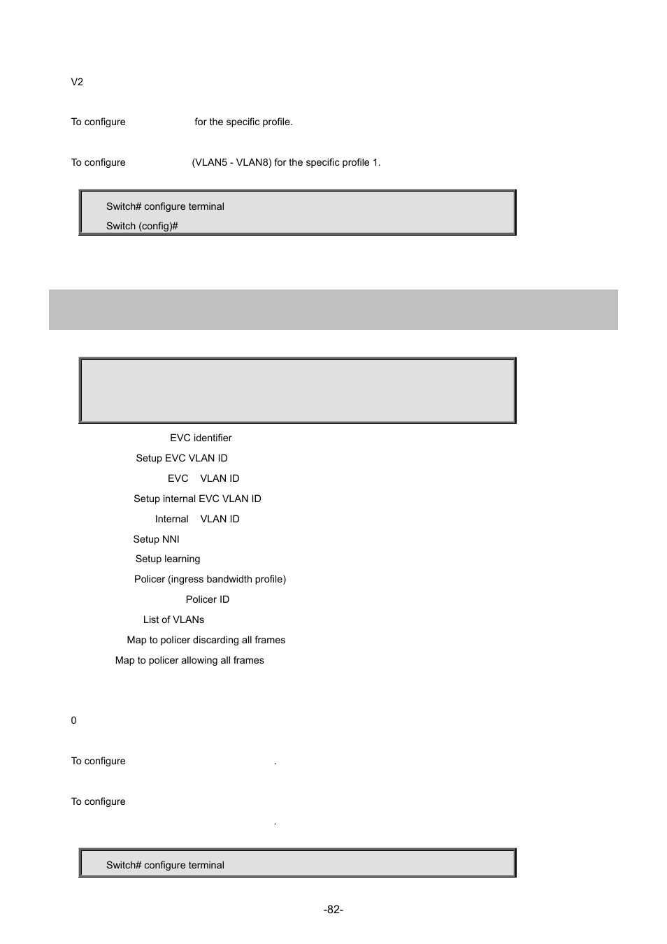 51 evc | Interlogix NS4702-24P-4S-4X Command Line Guide User Manual | Page 82 / 434