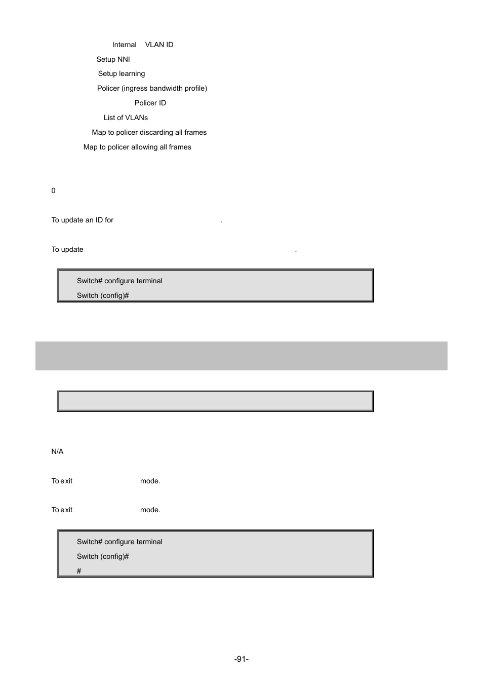 57 exit | Interlogix NS4702-24P-4S-4X Command Line Guide User Manual | Page 91 / 434