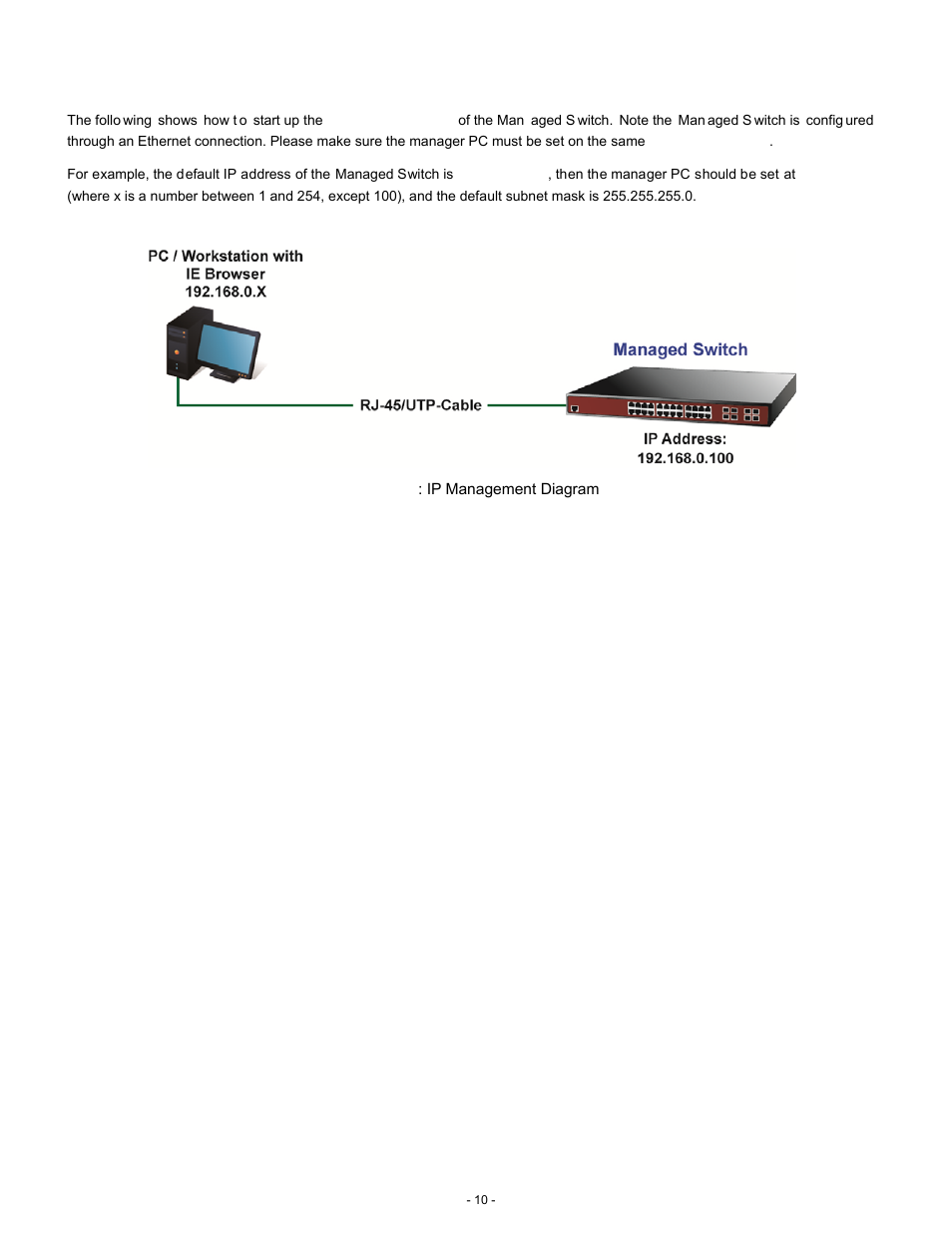 Starting web management | Interlogix NS4702-24P-4S-4X Quick Start User Manual | Page 10 / 16