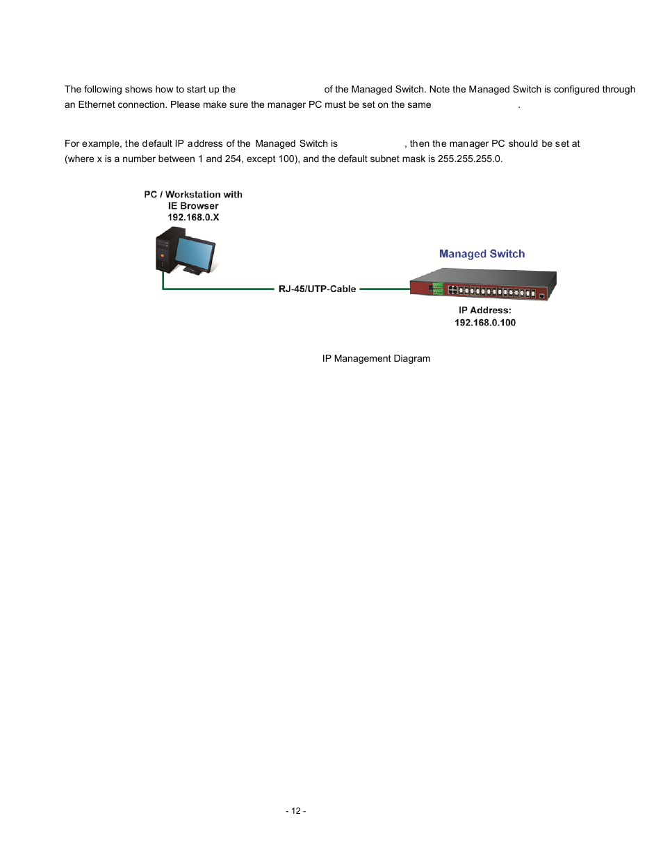 Starting web management | Interlogix NS4750-24S-4T-4X Quick Start User Manual | Page 12 / 15