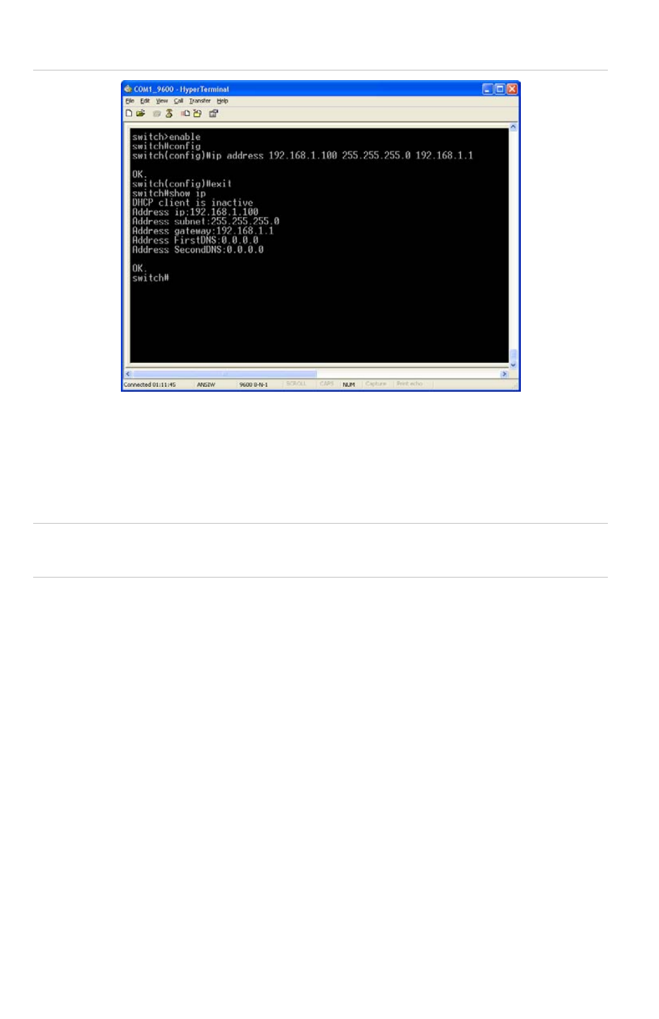 Telnet setup | Interlogix GE-DSH-73 Series Installation Sheet User Manual | Page 8 / 13