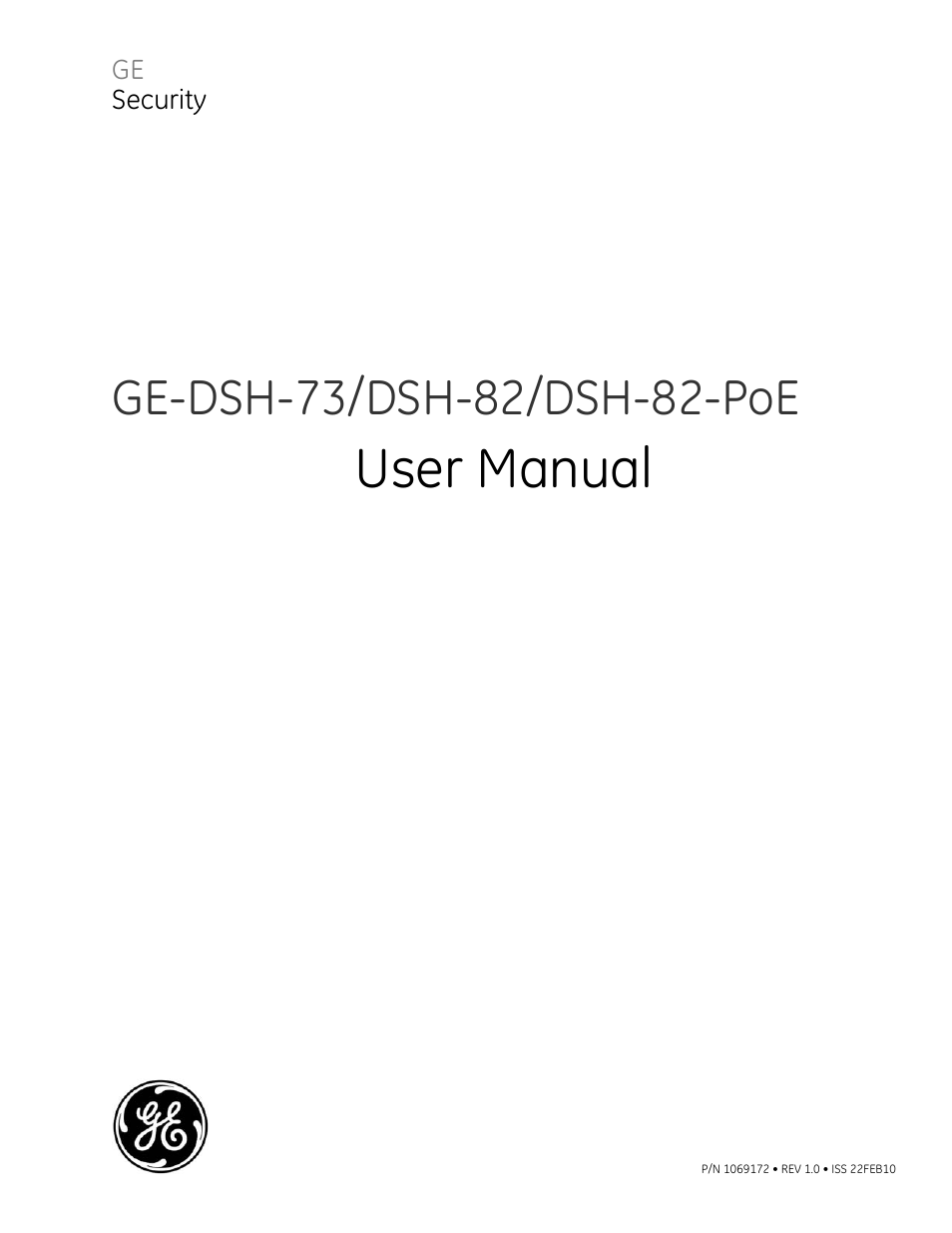 Interlogix GE-DSH-73 Series User Manual User Manual | 179 pages