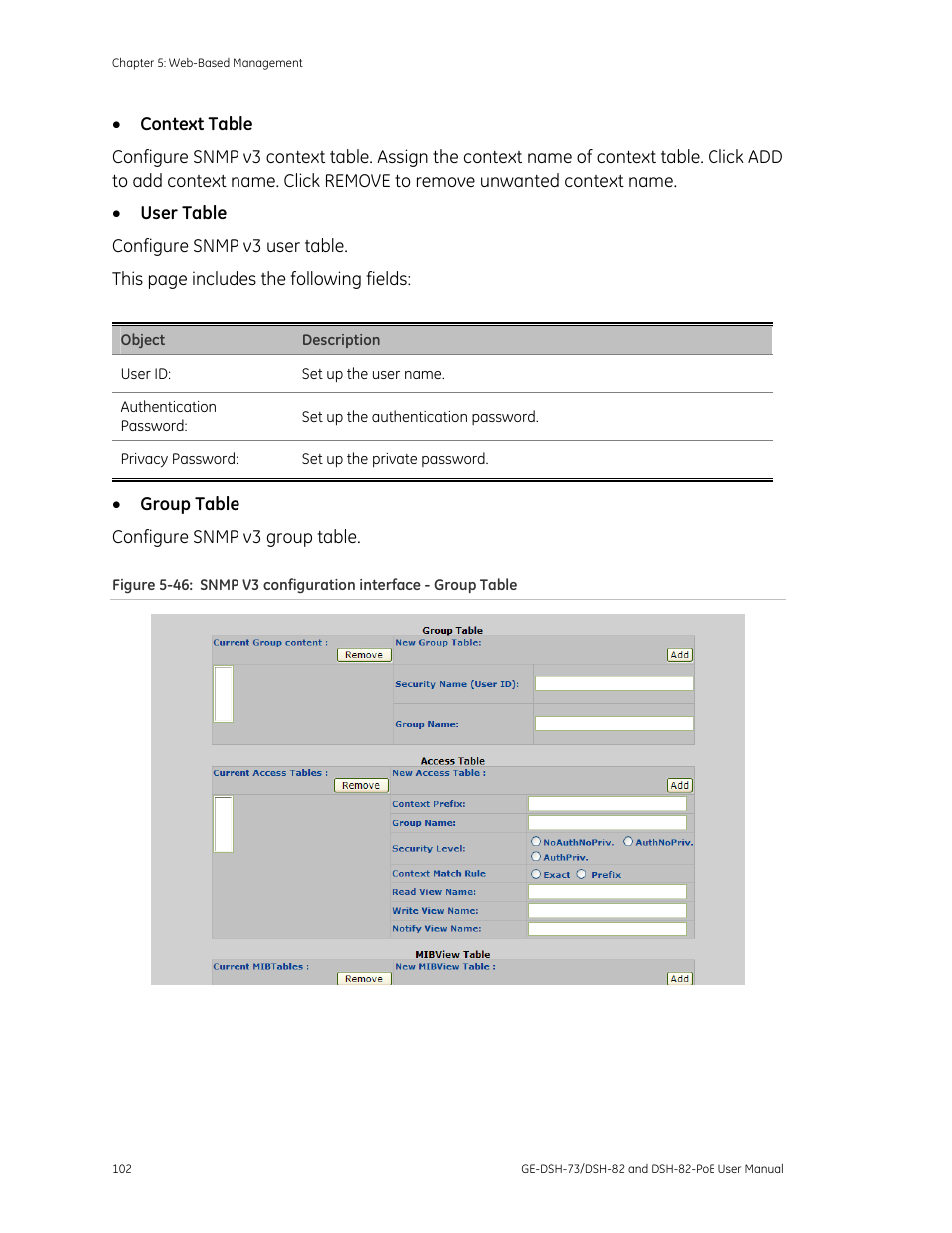 Interlogix GE-DSH-73 Series User Manual User Manual | Page 106 / 179