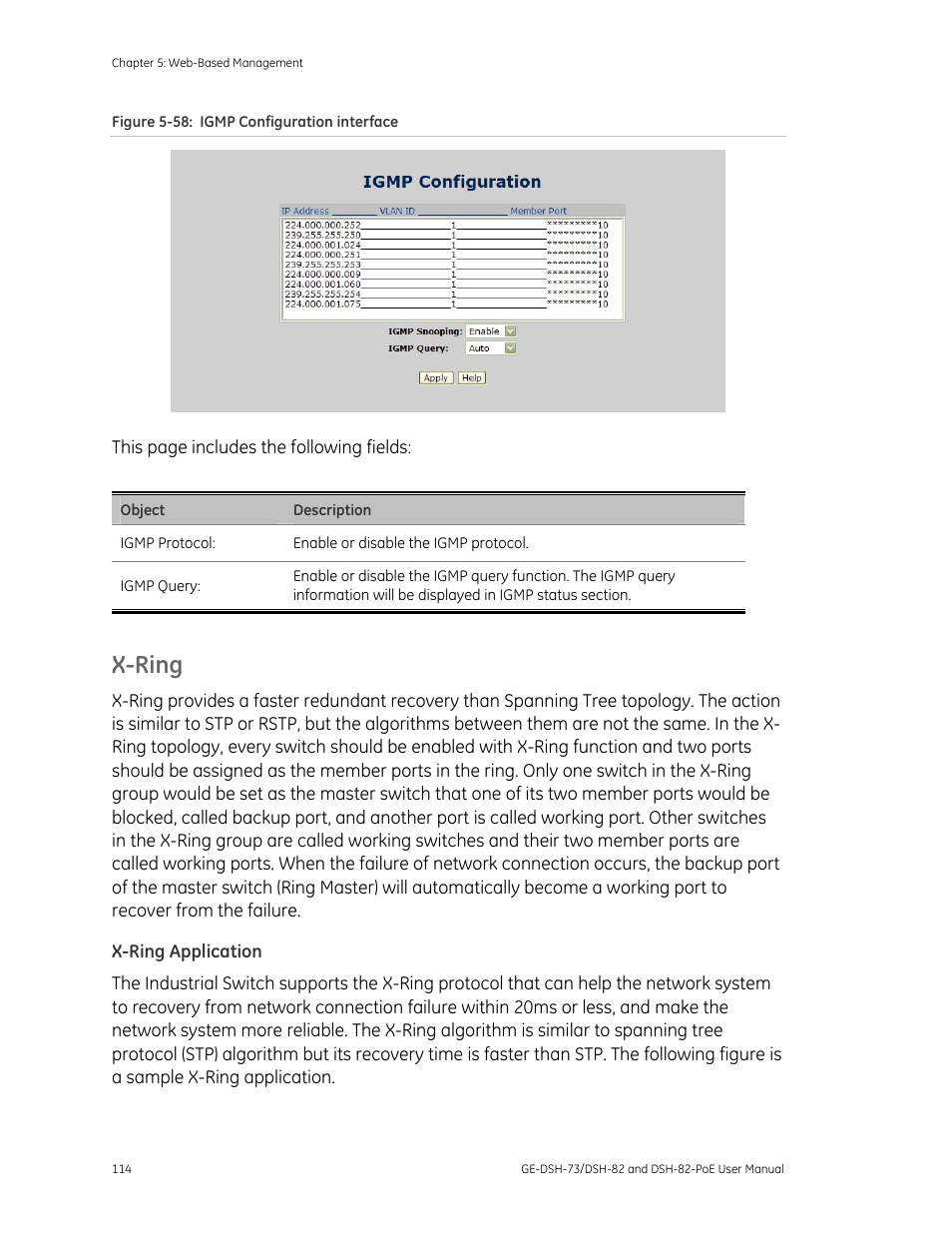 X-ring, X-ring application | Interlogix GE-DSH-73 Series User Manual User Manual | Page 118 / 179