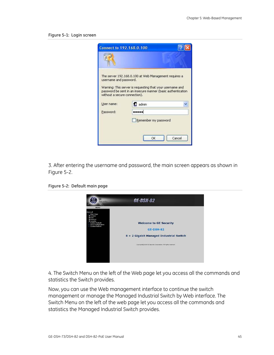 Interlogix GE-DSH-73 Series User Manual User Manual | Page 49 / 179