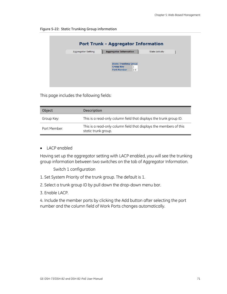 Interlogix GE-DSH-73 Series User Manual User Manual | Page 75 / 179