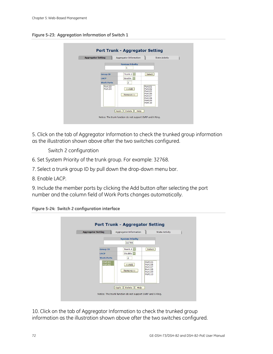 Interlogix GE-DSH-73 Series User Manual User Manual | Page 76 / 179