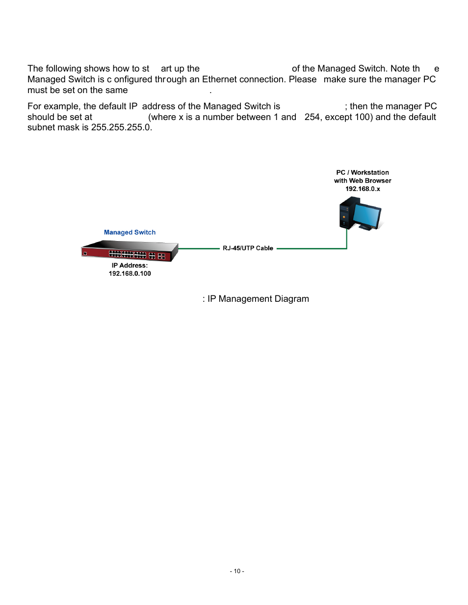 Starting web management | Interlogix NS3500-28T-4S Quick Start User Manual | Page 10 / 16