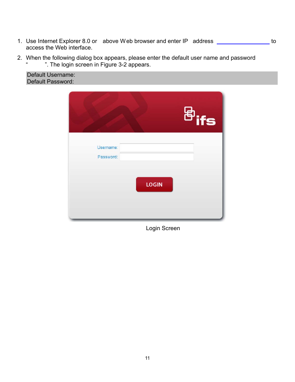2 logging in the managed switch | Interlogix NS3500-28T-4S Quick Start User Manual | Page 11 / 16