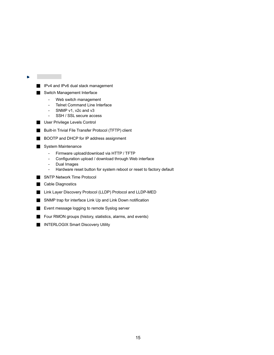 Interlogix NS3500-28T-4S User Manual User Manual | Page 15 / 363