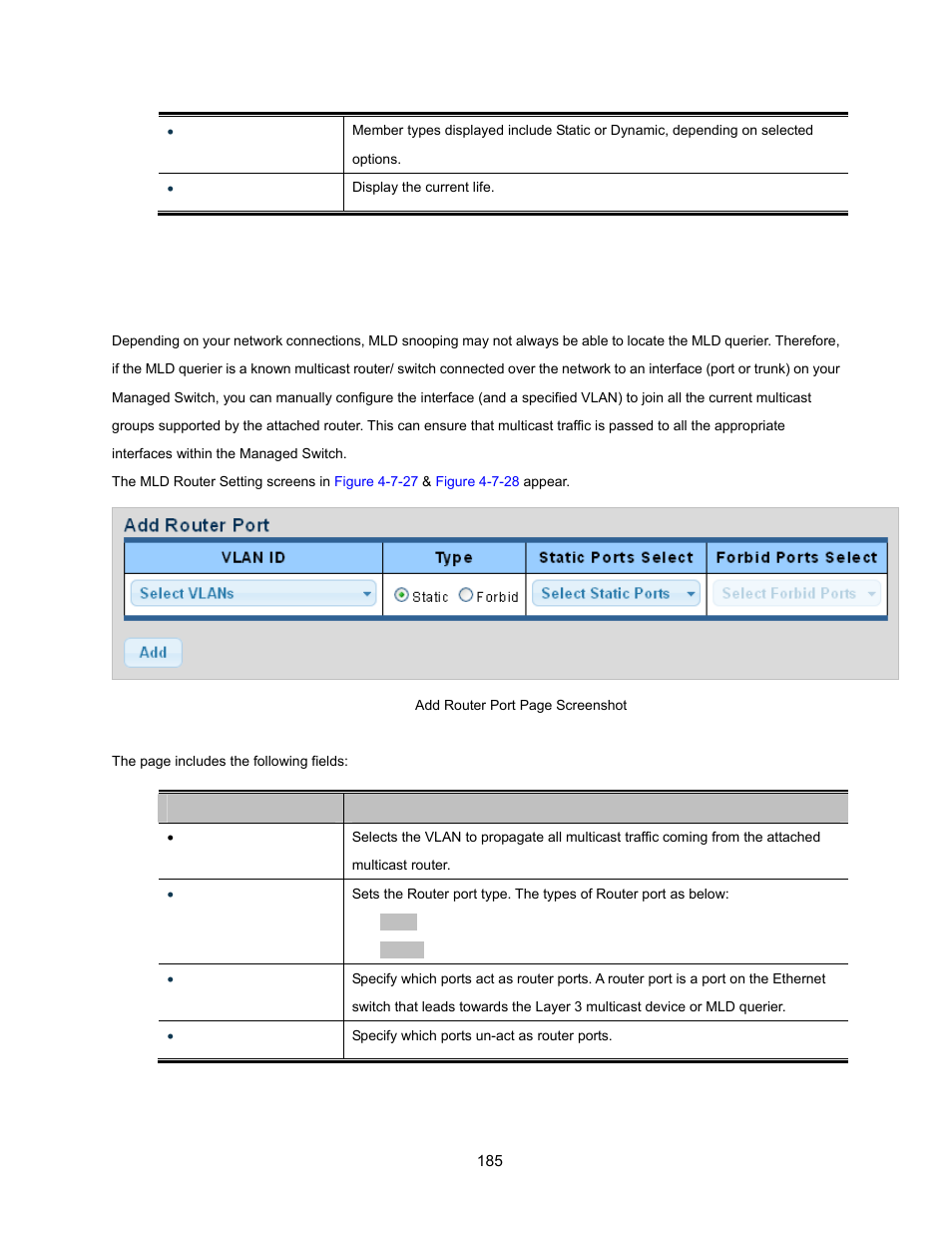 4 mld router setting | Interlogix NS3500-28T-4S User Manual User Manual | Page 185 / 363