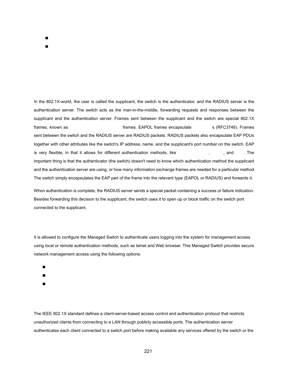 1 802.1x | Interlogix NS3500-28T-4S User Manual User Manual | Page 221 / 363