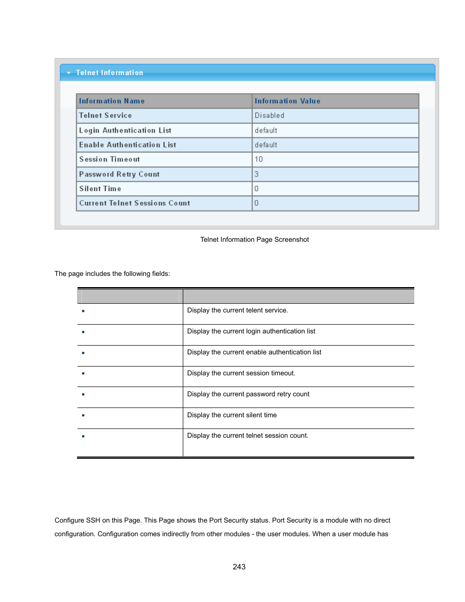 2 ssh | Interlogix NS3500-28T-4S User Manual User Manual | Page 243 / 363