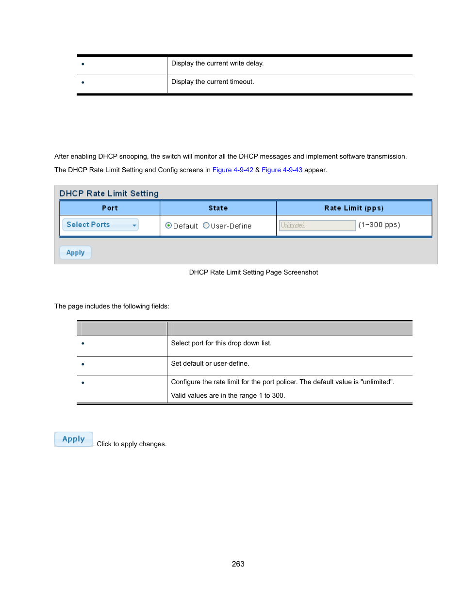 7 rate limit | Interlogix NS3500-28T-4S User Manual User Manual | Page 263 / 363