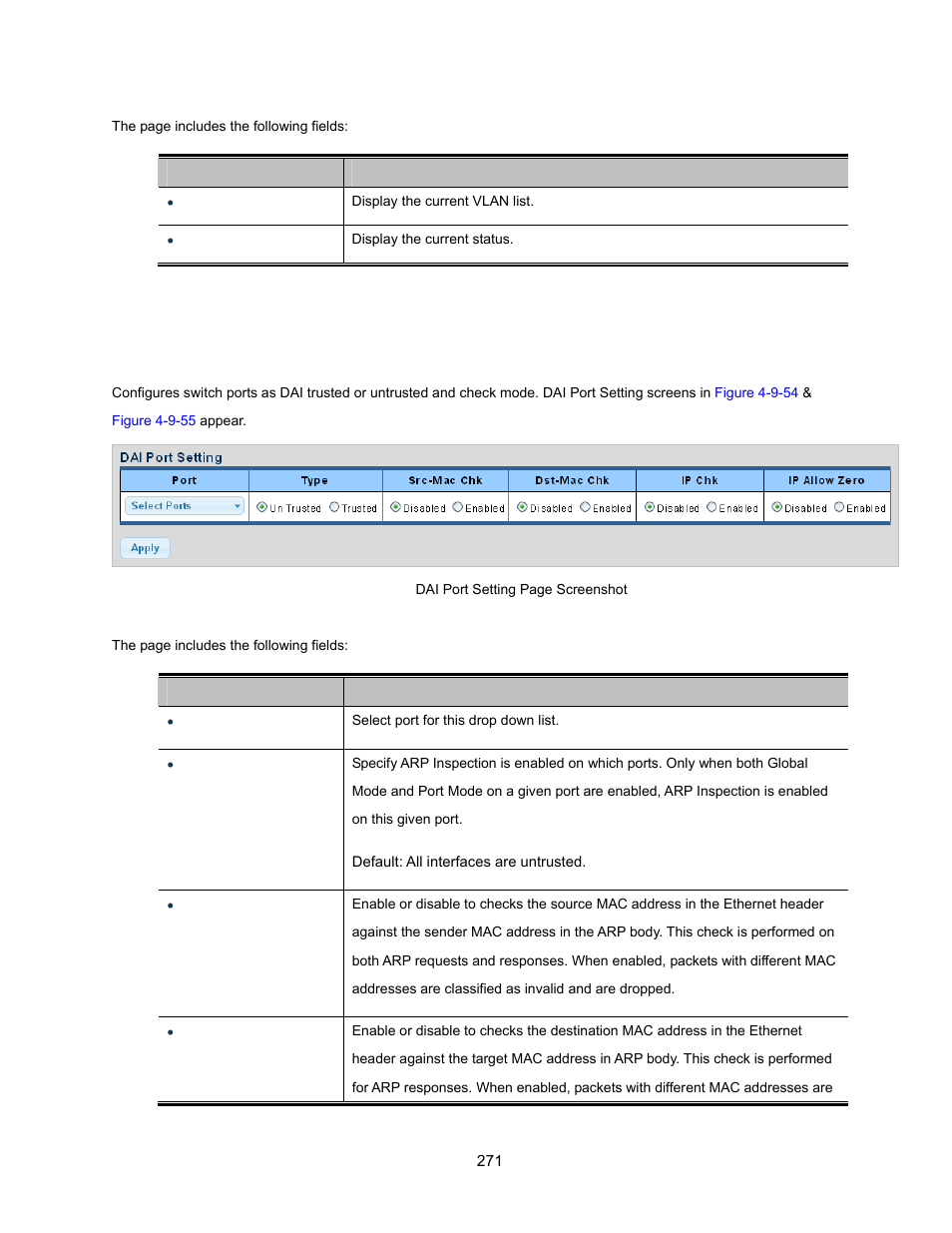 3 port setting | Interlogix NS3500-28T-4S User Manual User Manual | Page 271 / 363