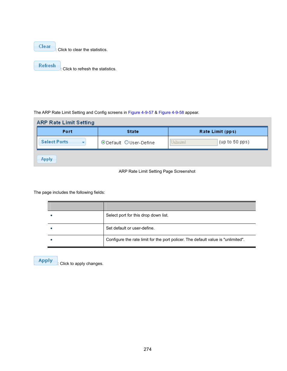 5 rate limit | Interlogix NS3500-28T-4S User Manual User Manual | Page 274 / 363