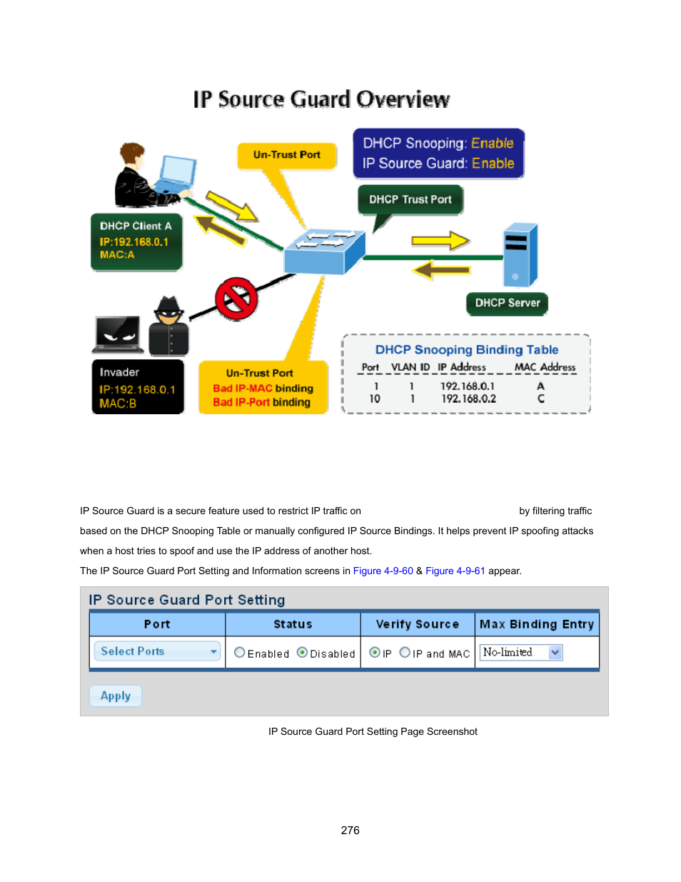 1 port settings | Interlogix NS3500-28T-4S User Manual User Manual | Page 276 / 363