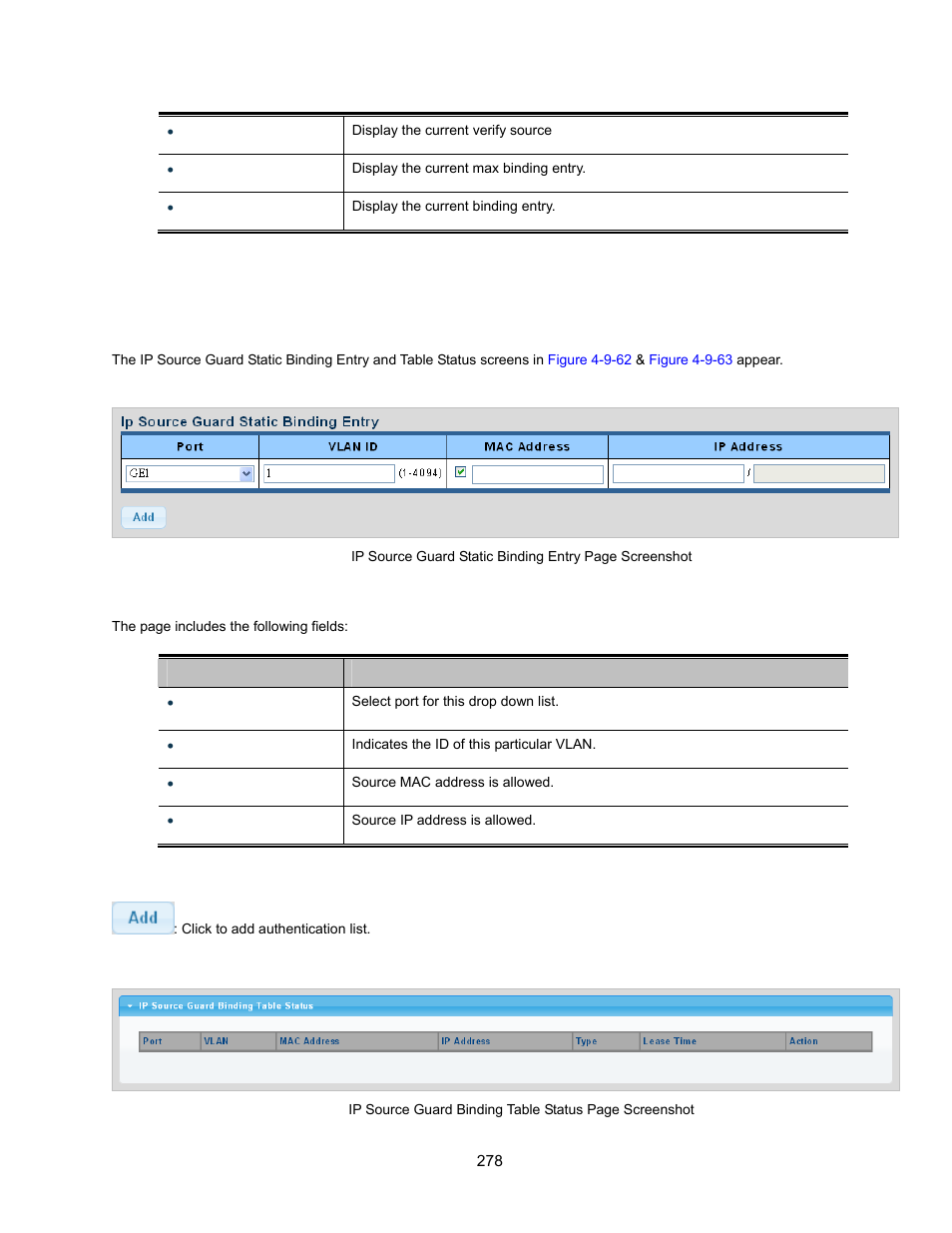 2 binding table | Interlogix NS3500-28T-4S User Manual User Manual | Page 278 / 363